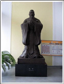 1.8米孔子銅像