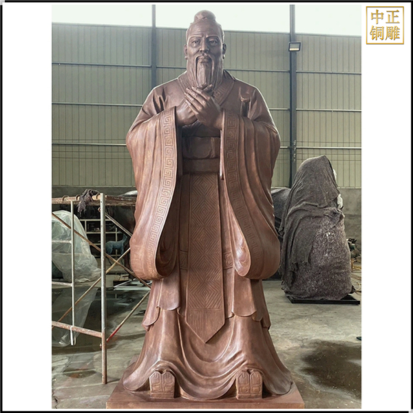 鑄銅古代孔子雕塑廠家.jpg